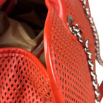 Chanel Red Perforated Leather Up in the Air 2Way Tote 2014