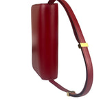 Celine Red Leather Box Crossbody Bag