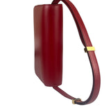Celine Red Leather Box Crossbody Bag