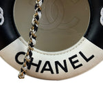 Chanel Limited Edition Lifesaver Round Crossbody Black 2017