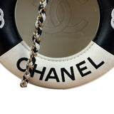 Chanel Limited Edition Lifesaver Round Crossbody Black 2017