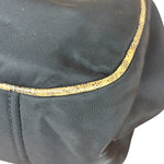 Prada Vintage Tessuto Lucertola Black Lizard Shoulder Bag
