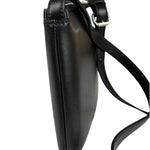 Fendi Roma Black Calf Leather Pochette Crossbody