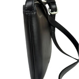 Fendi Roma Black Calf Leather Pochette Crossbody