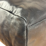 Prada Vintage Black Leather Tote Bag