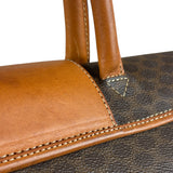 Celine Vintage Macadam Coated Canvas Weekender Travel Bag