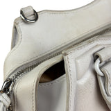 Balenciaga White Leather Neo Classic Le City Two-Way Bag