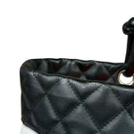 Chanel Black Quilted Leather Ligne Cambon Tote Bag 2004