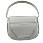 Diesel White Leather 1DR XS Two-Way Mini Bag