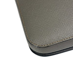 Prada Grey Saffiano Leather Pouch