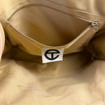 Telfar Cream Leather Medium Shopping Tote Bag