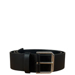 Balenciaga Black Leather Belt