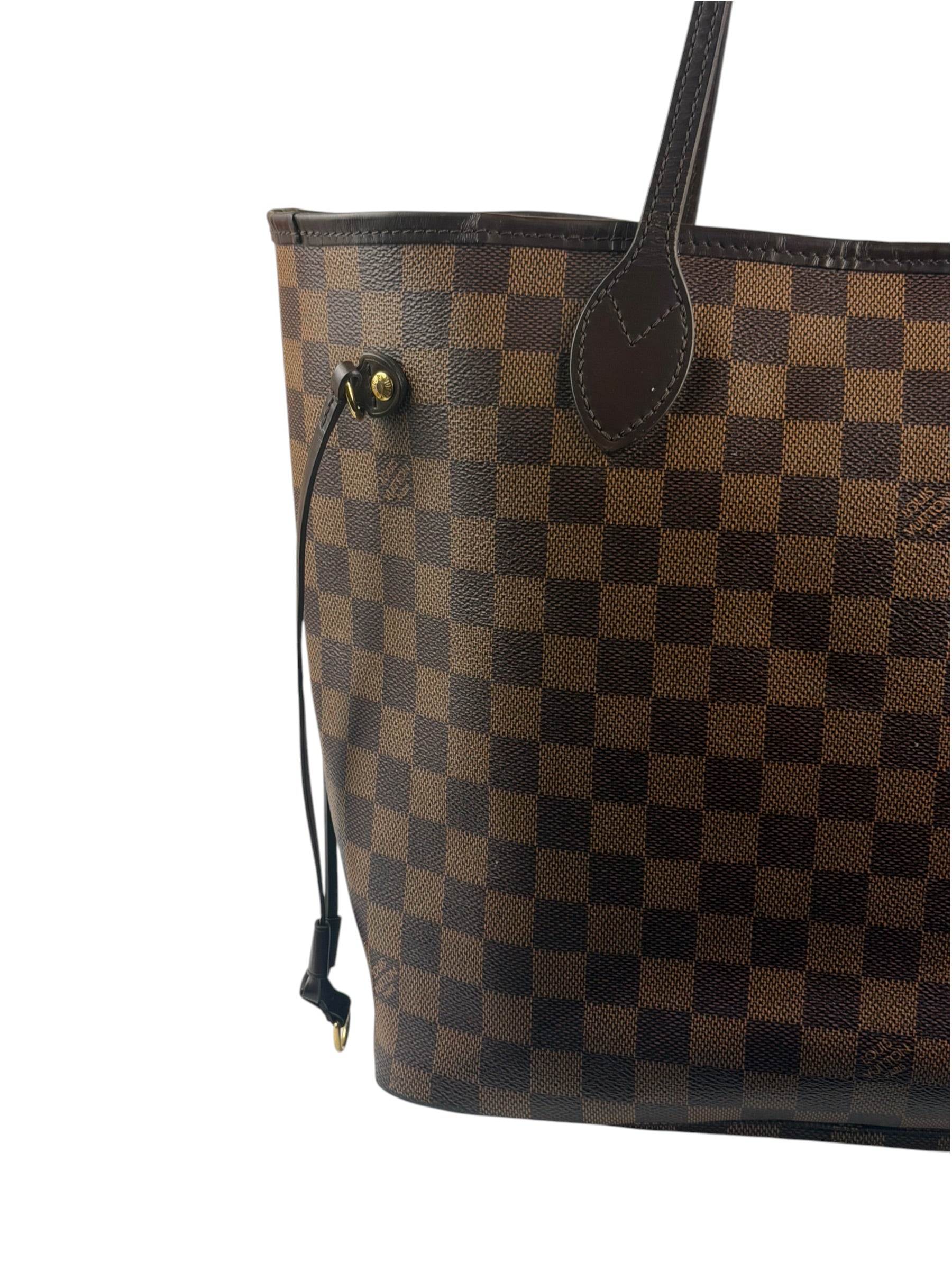 Louis Vuitton Damier Ebene Neverful MM Tote Bag