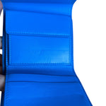 Balenciaga Blue Polka Dot Tri-Fold Wallet