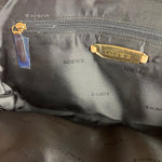 Loewe Vintage Floral Print Suede Handbag