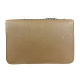 Gucci Beige Leather Medium GG Dollar Chain Shoulder Bag