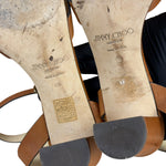 Jimmy Choo Brown Vachetta Leather Sandals