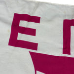 Chanel Vintage Large Block Text Logo Silk Scarf