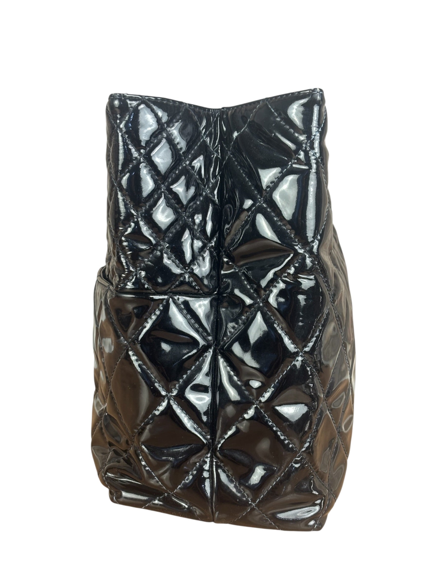 Chanel Black Patent Leather 2.55 Reissue Tote Bag 2010