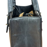 Balenciaga Black Leather papier A4 Tote Bag
