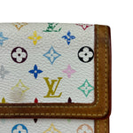 Louis Vuitton White Murakami Compact Wallet