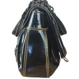 Fendi Black Patent Leather Shoulder Bag B