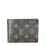 Louis Vuitton Black Leather Monogram Slender Multiple Wallet