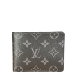 Louis Vuitton Black Leather Monogram Slender Multiple Wallet