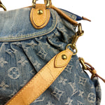 Louis Vuitton Blue Denim Monogram Neo Cabby Two-Way Bag MM