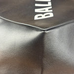 Balenciaga Black Leather Giant Box Bag