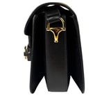 Gucci Black Leather Horsebit 1955 Shoulder Bag