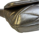 Saint Laurent Metallic Bronze Lambskin Quilted Le 57 Shoulder Bag
