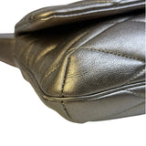 Saint Laurent Metallic Bronze Lambskin Quilted Le 57 Shoulder Bag