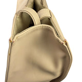Telfar Cream Leather Medium Shopping Tote Bag
