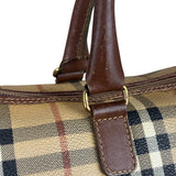 Burberry Vintage Haymarkert House Mini Boston Handbag