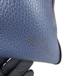 Gucci Navy Blue Swing Leather Tote Bag