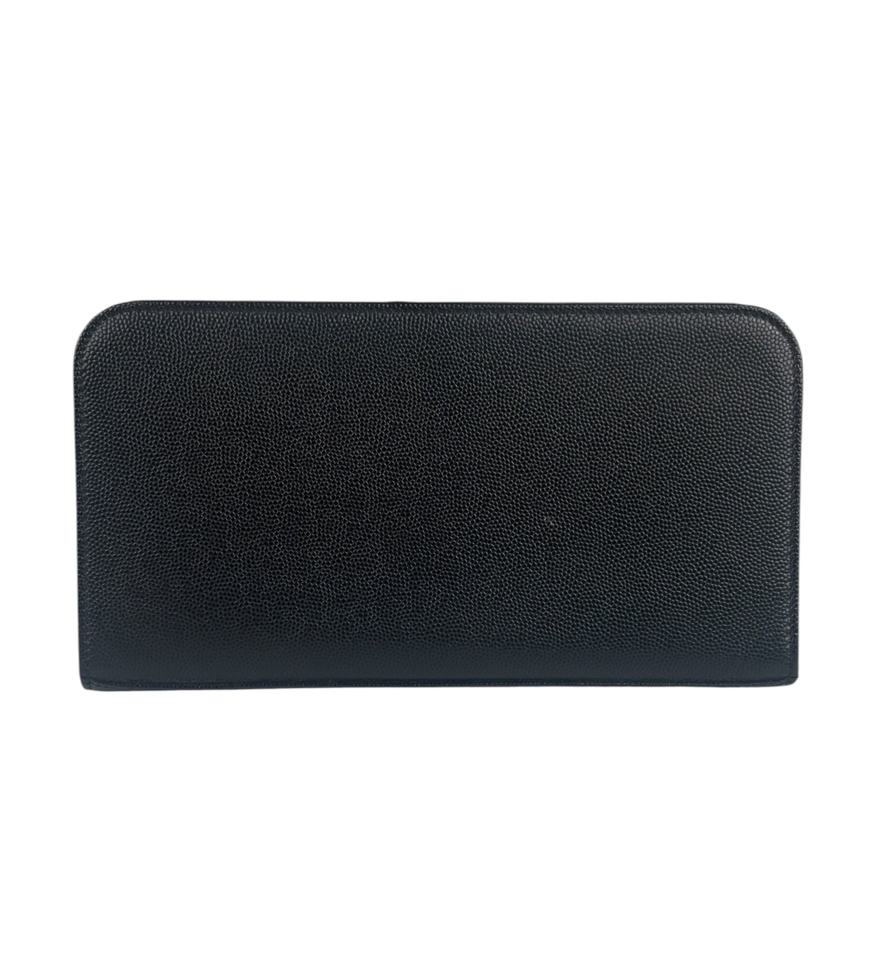 Saint Laurent Black Studded Long Wallet