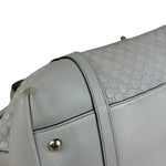 Gucci Vintage Beige Leather GG 2Way Bag