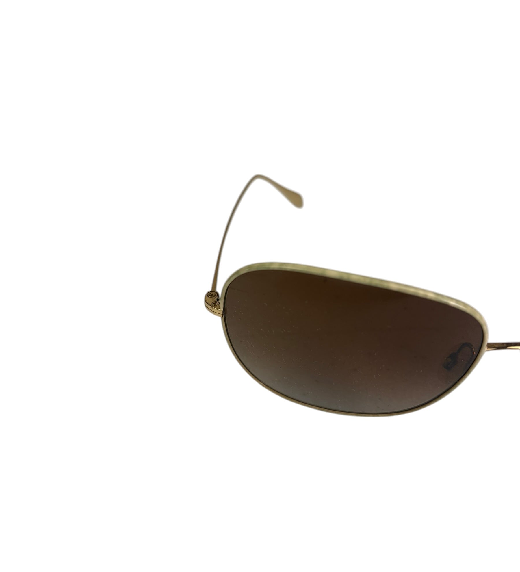Oliver Peoples Gold-Tone Aviator Sunglasses
