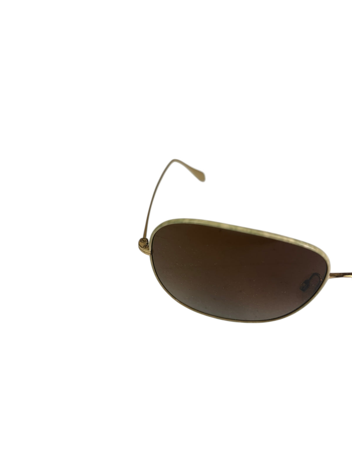 Oliver Peoples Gold-Tone Aviator Sunglasses