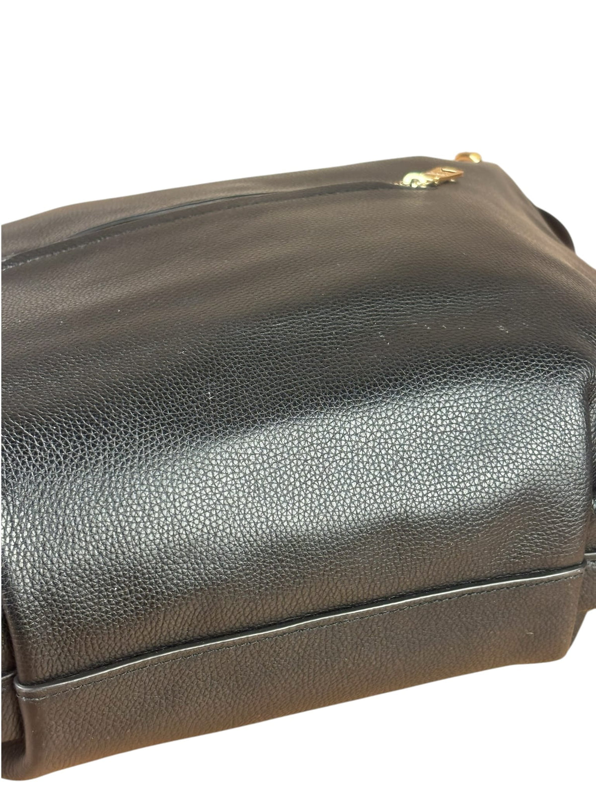 Coach Black Pebbled Leather Laurel Hobo Bag