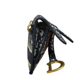 Christian Dior Oblique Slim Saddle Pouch
