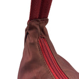 Prada Vintage Burgundy Nylon Pochette