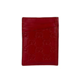 Gucci GG Red Leather Cardholder