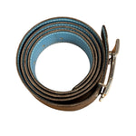 Hermes Tuareg H Solid Silver Buckle Black/Blue Belt