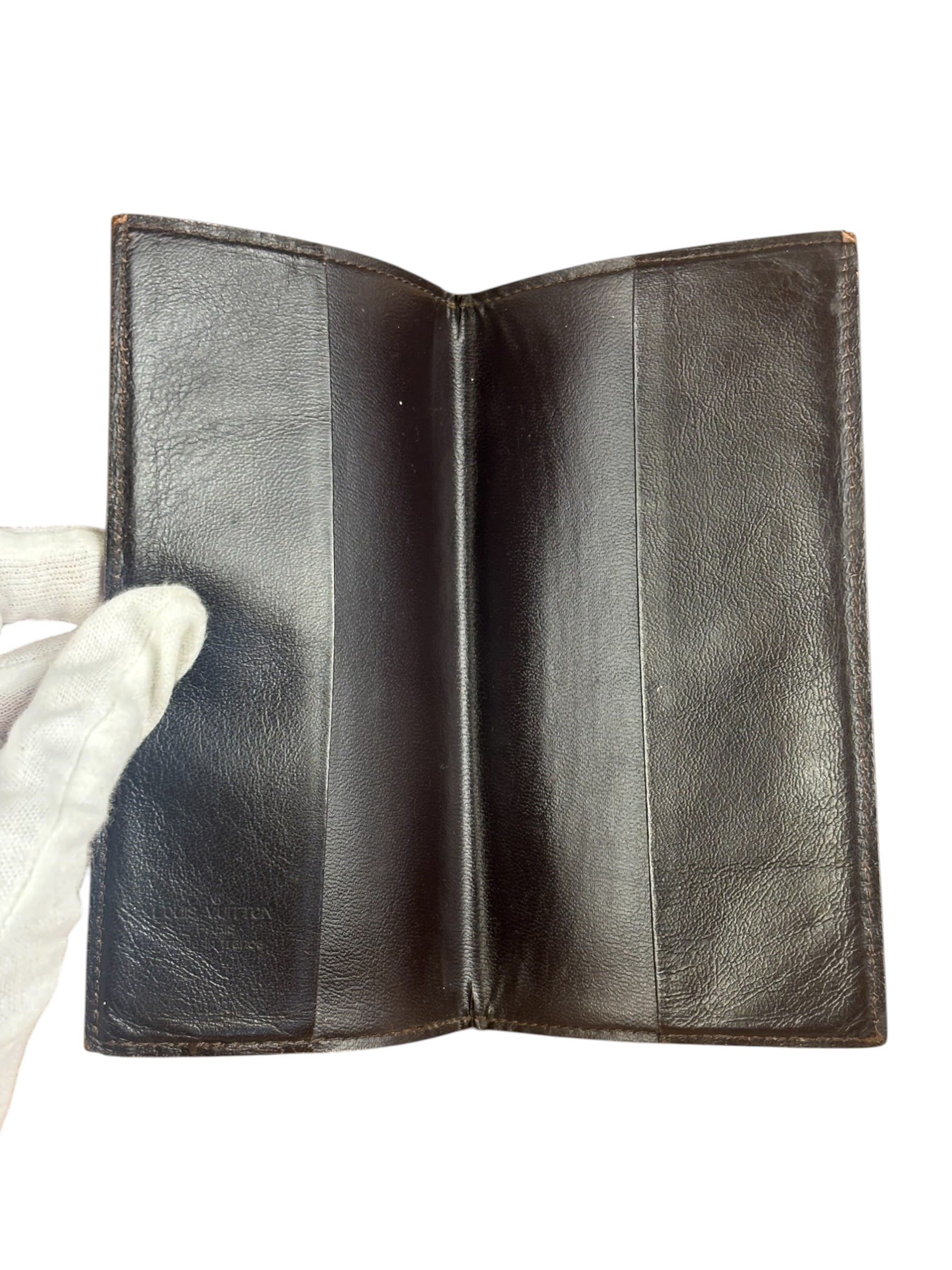 Louis Vuitton Vintage Leather Monogram Bifold Long Wallet