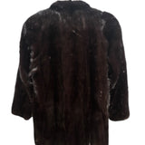 Saga Mink Vintage Black Fur Coat