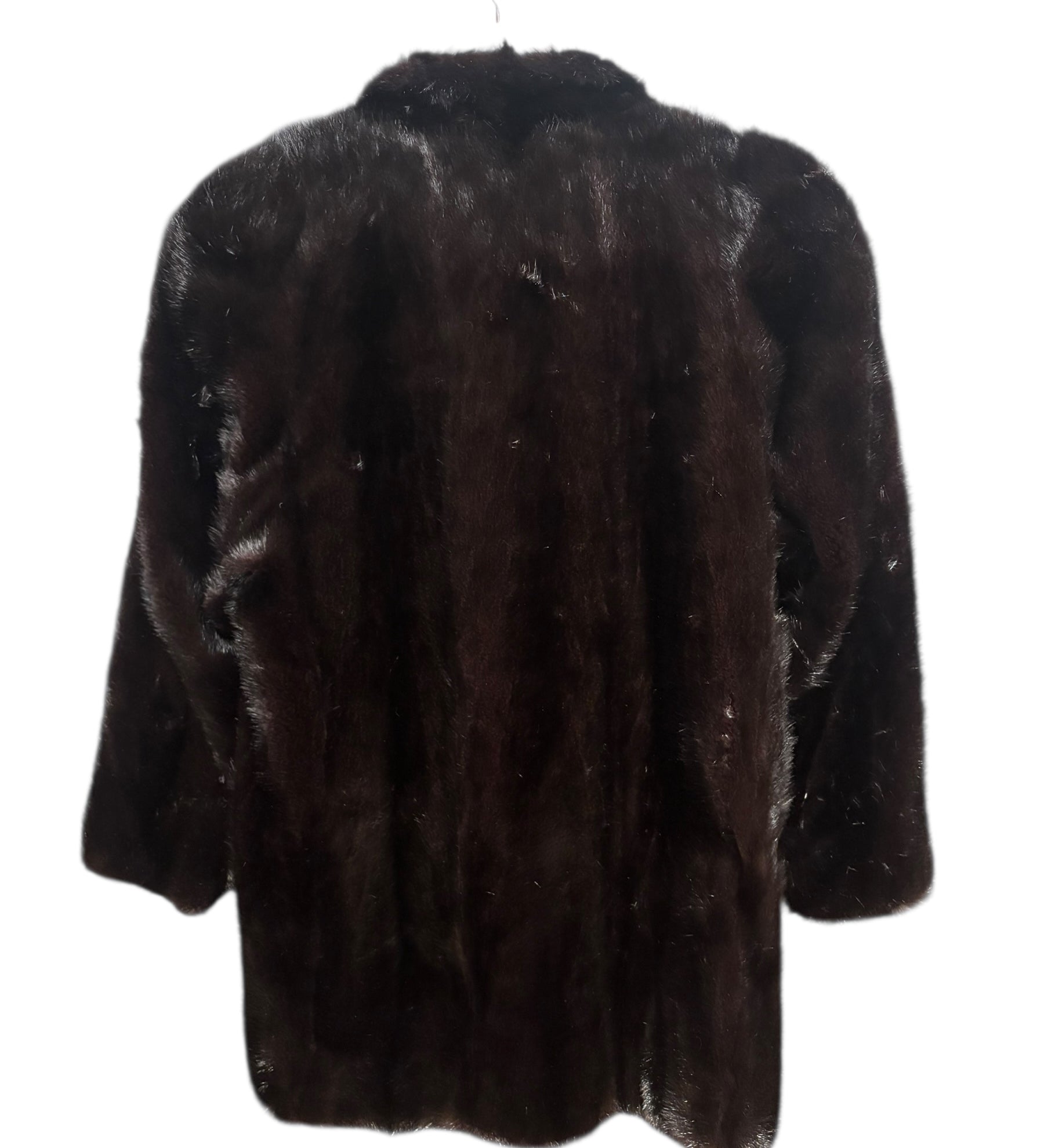 Saga Mink Vintage Black Fur Coat