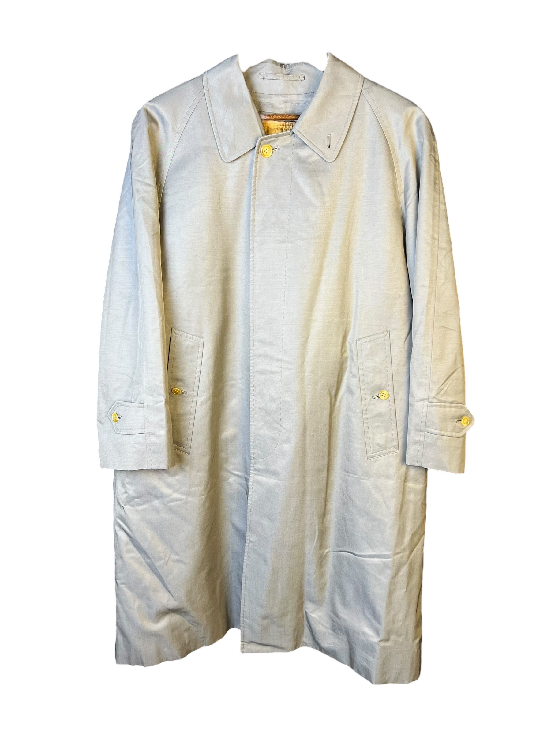 Burberry Vintage Grey Check Lined Coat