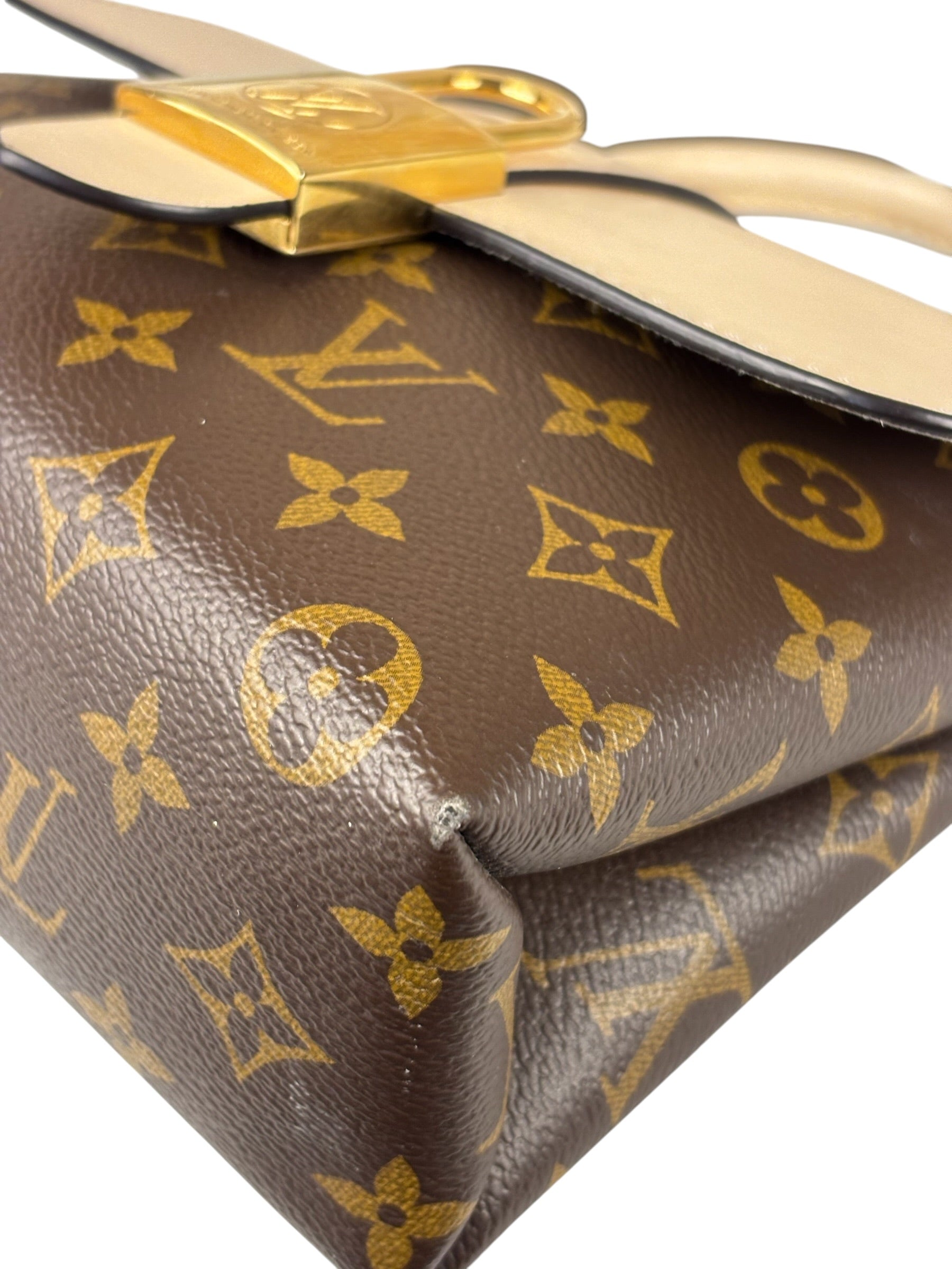 Louis Vuitton Monogram Locky BB Handbag Cream/Brown